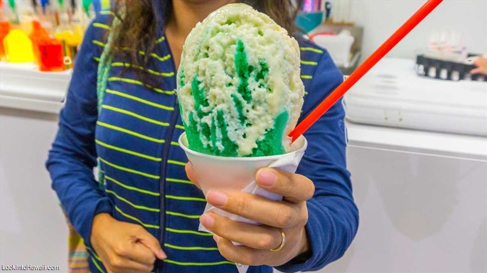 Hawaiian Brain Freeze Shave Ice & Ice cream